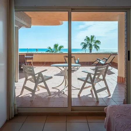 Apartment At019 Vistas Frontales De La Playa, Con Piscina Torredembarra