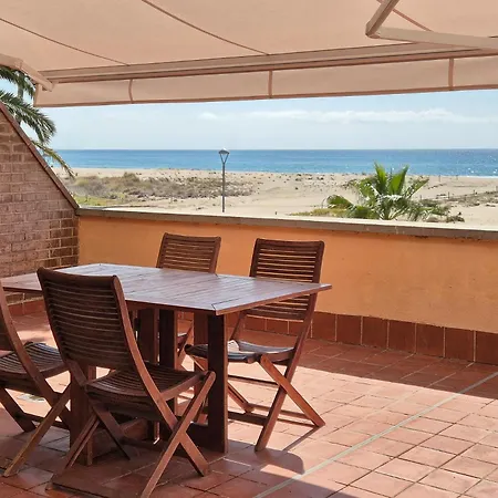 At019 Vistas Frontales De La Playa, Con Piscina Apartment Torredembarra